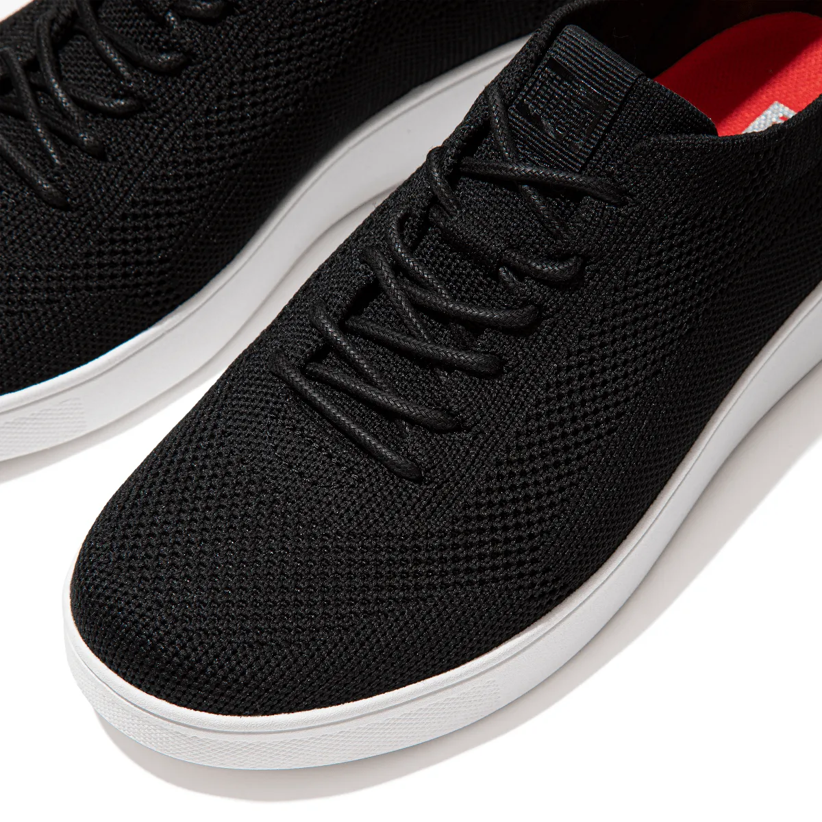 FitFlop Rally Tonal Knit Trainers Black
