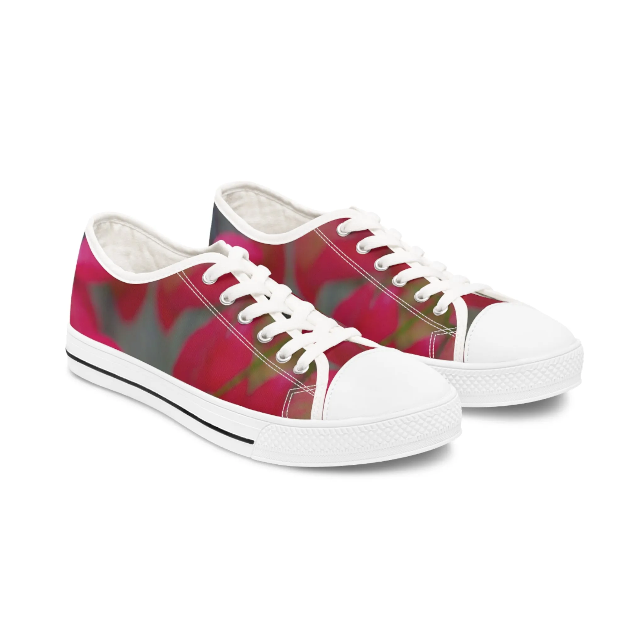 Floral Women's Low Top Canvas Sneakers Women's AOP