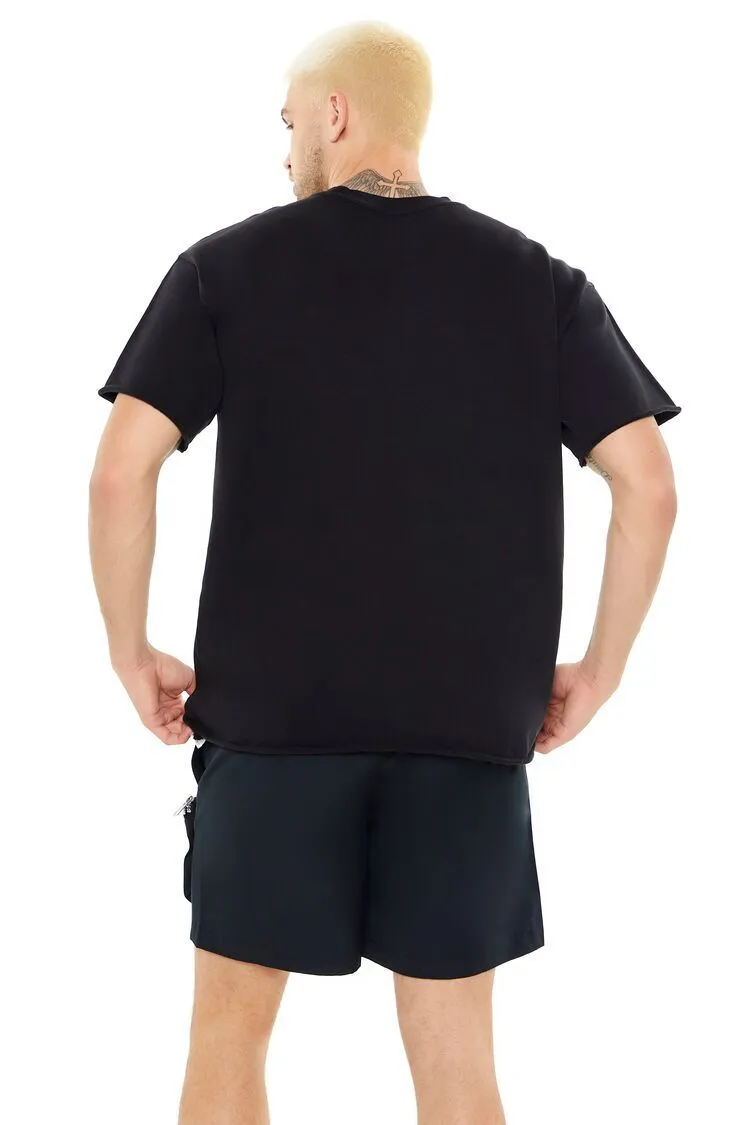 French Terry Slight Wash Athletic Tee