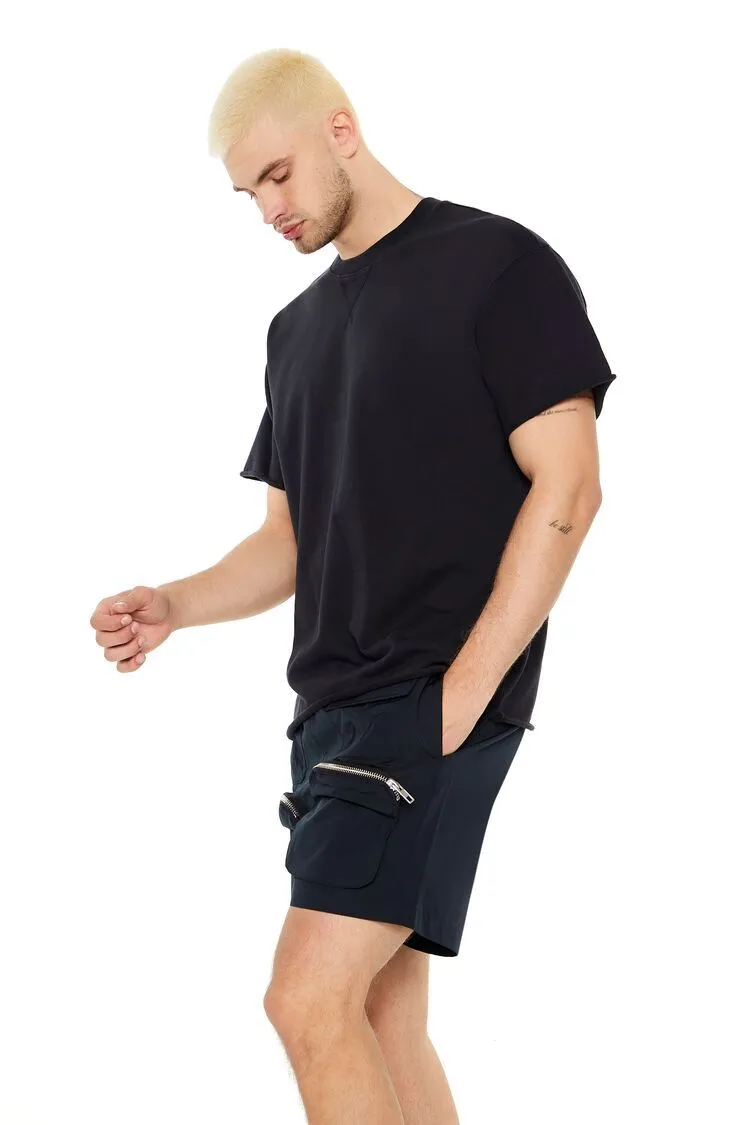 French Terry Slight Wash Athletic Tee