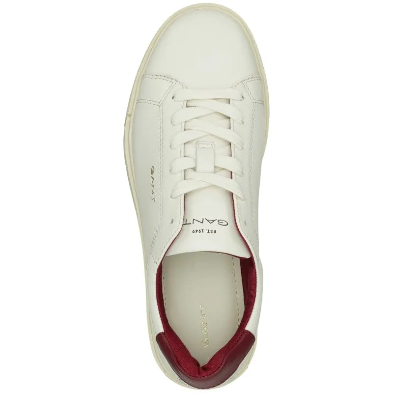 Gant Womens White/Burgundy Trainer Julice - 29531659