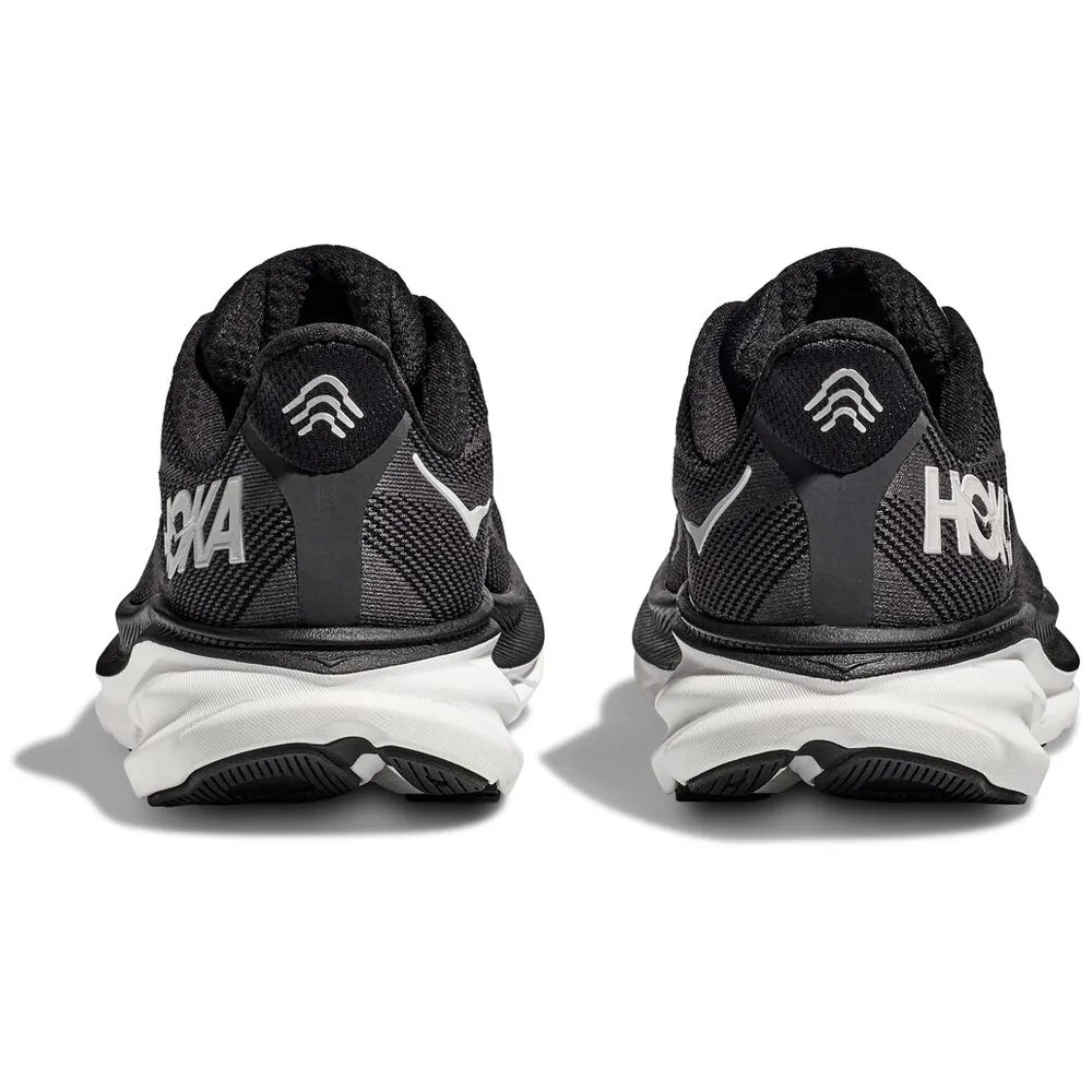 Hoka Clifton 9 Running Shoe Black/White (Men's)