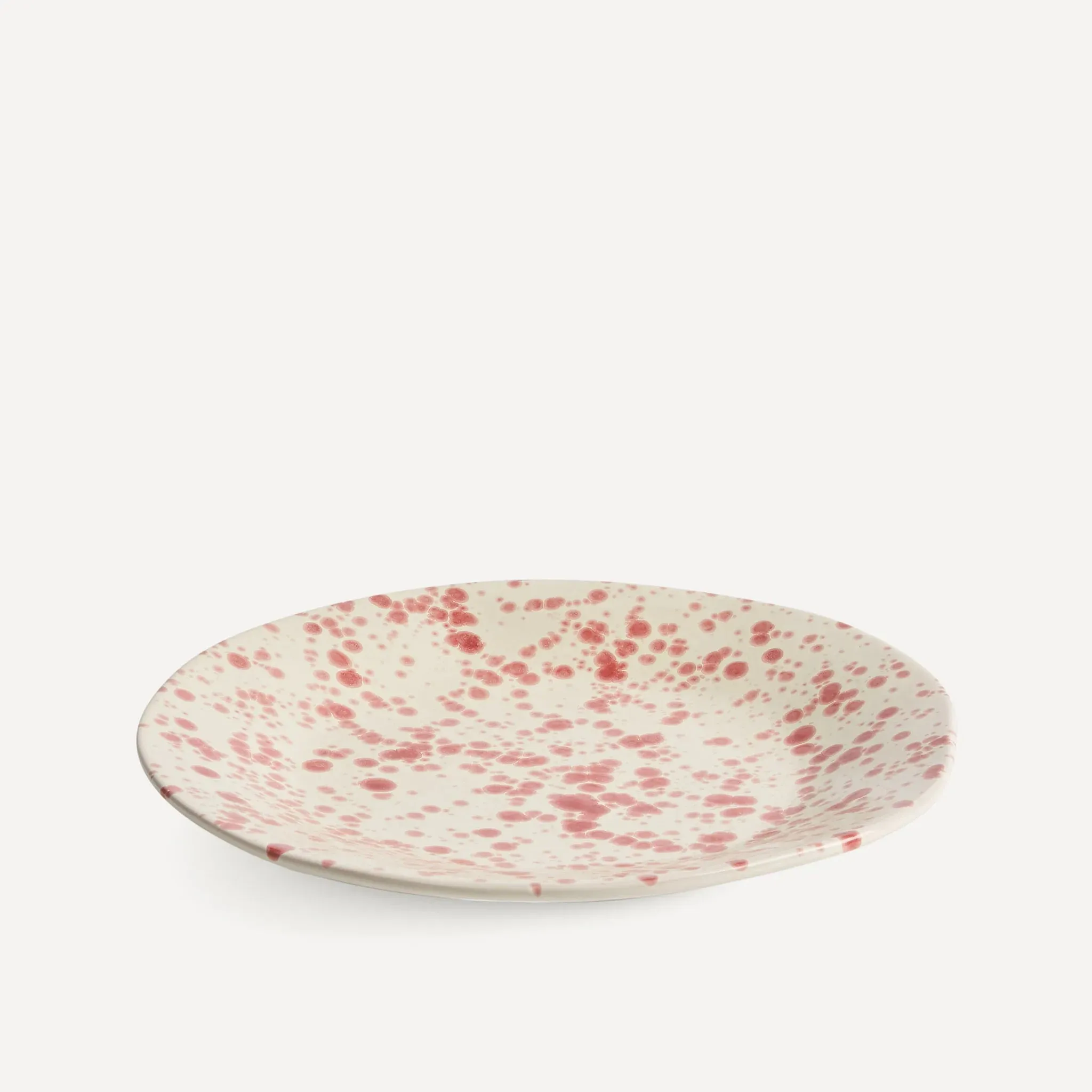 Hot Pottery Shallow Serving Bowl