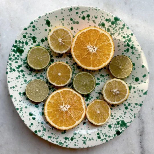 Hot Pottery Shallow Serving Bowl