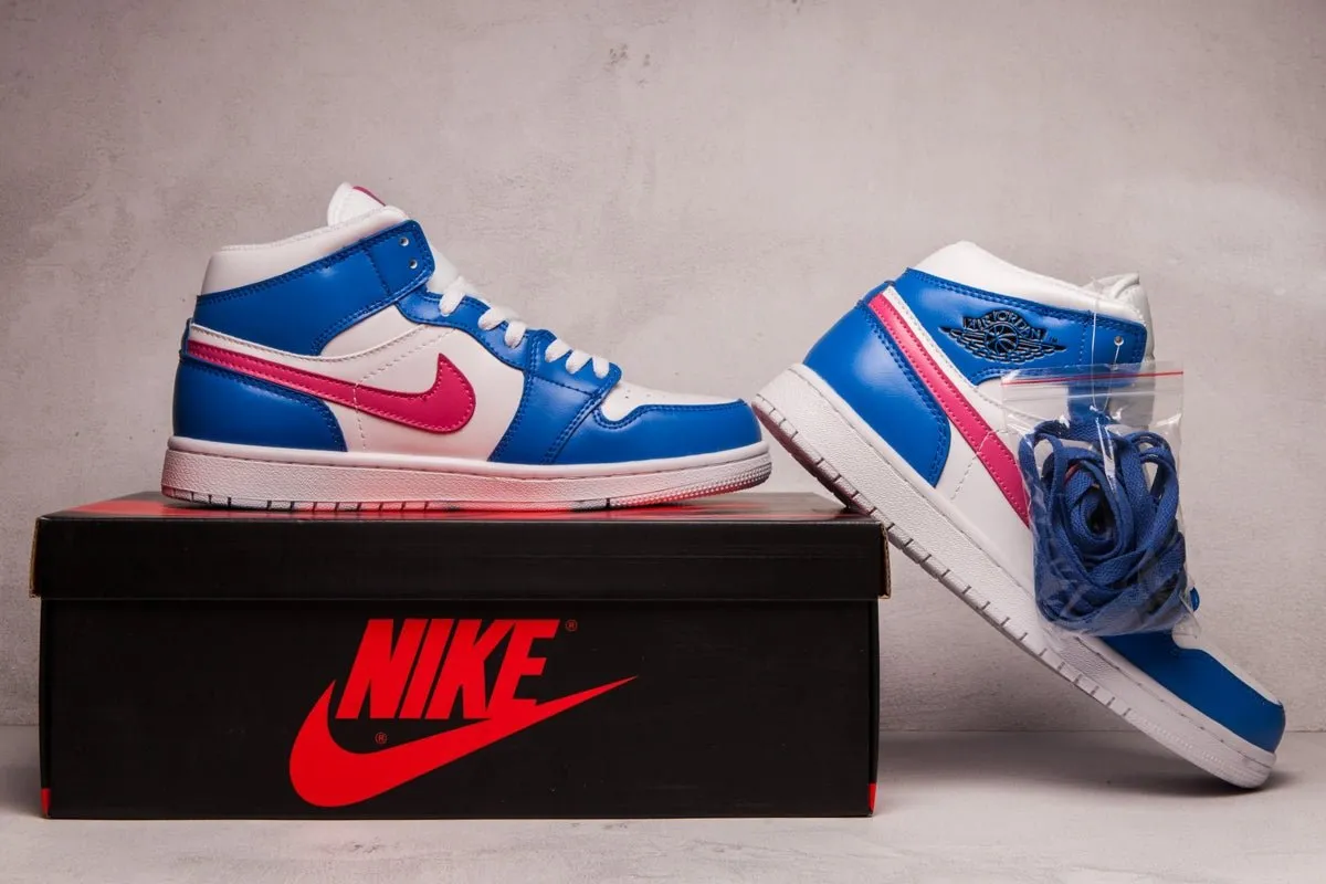 JORDAN 1 MID x HYPER ROYAL HYPER VIOLET