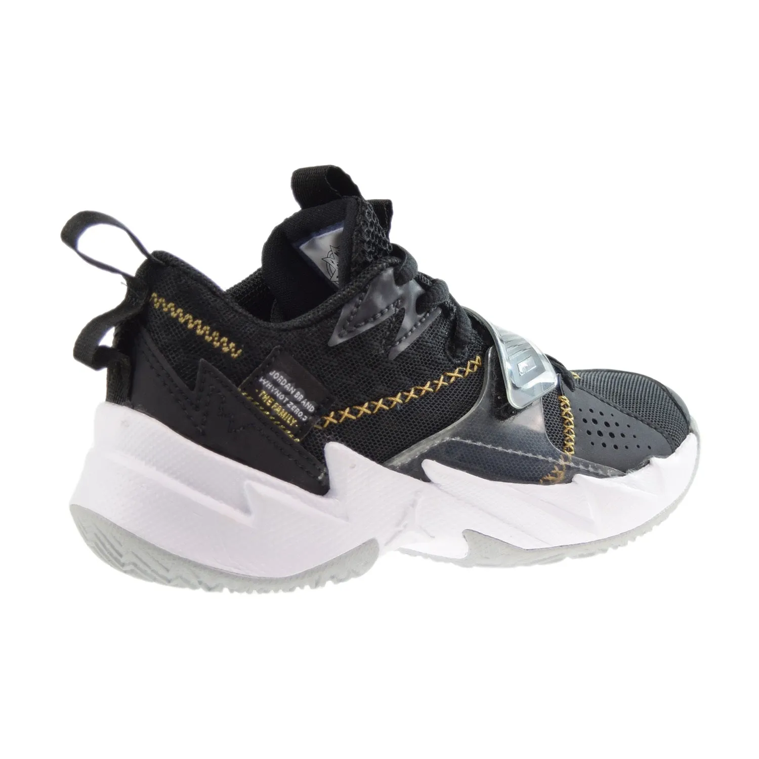 Jordan Why Not Zer0.3 The Family (PS) Little Kids' Shoes Black-Metallic Gold