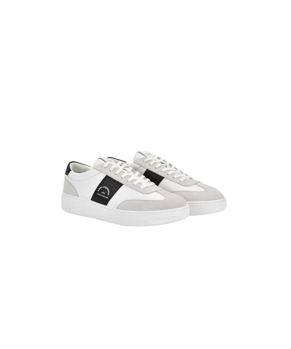 KARL LAGERFELD MEN KOURT III MAISON BAND LO LACE TRAINERS