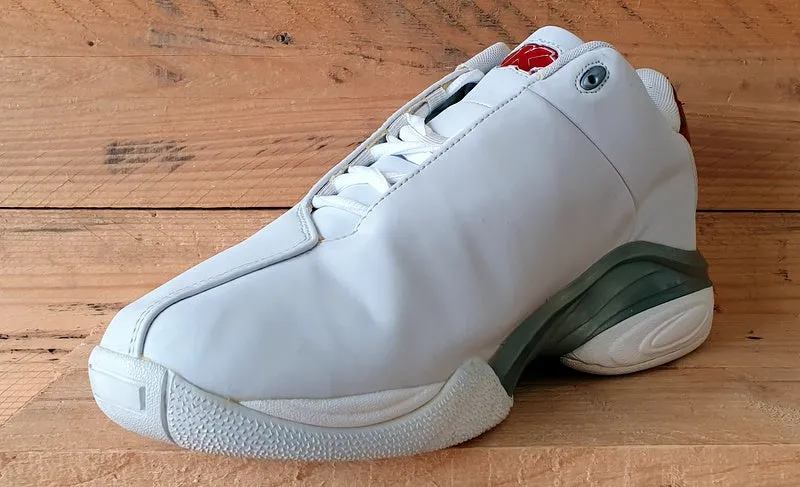 Kelme Classic Quartz Leather Trainers UK8.5/US9.5/E43 47010 52003 White/Red/Grey