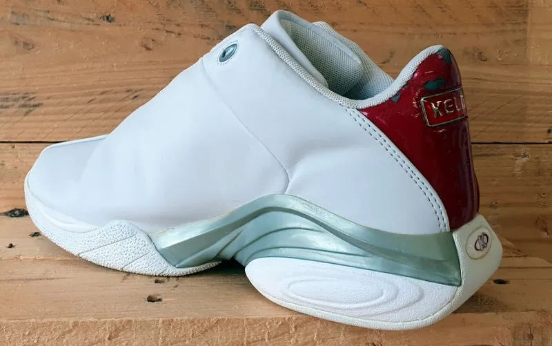 Kelme Classic Quartz Leather Trainers UK8.5/US9.5/E43 47010 52003 White/Red/Grey