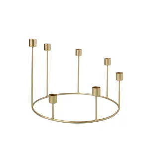 Kent Gold Candlestick Wreath | Large