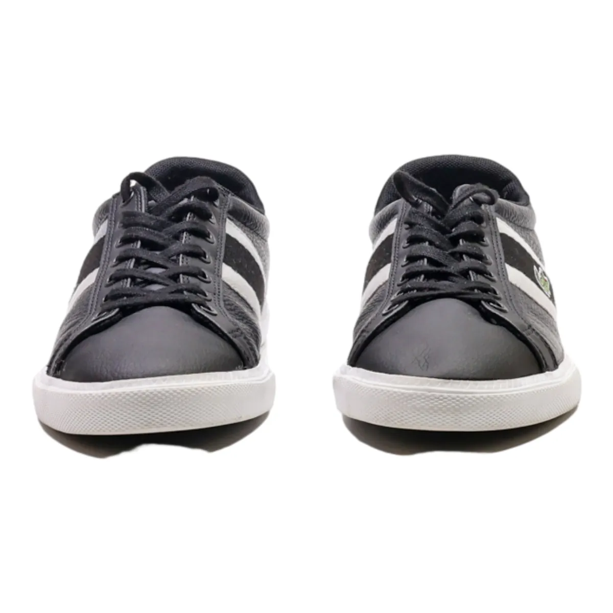 LACOSTE Sneaker Trainers Black Leather Womens UK 4.5