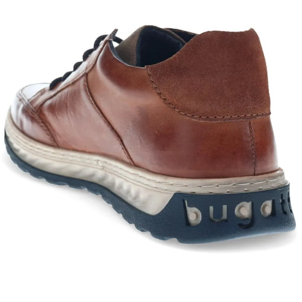 Leather Lace-Up Trainers  - BUG40512 / 325 716