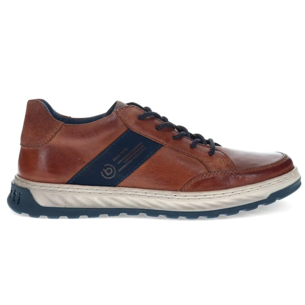 Leather Lace-Up Trainers  - BUG40512 / 325 716