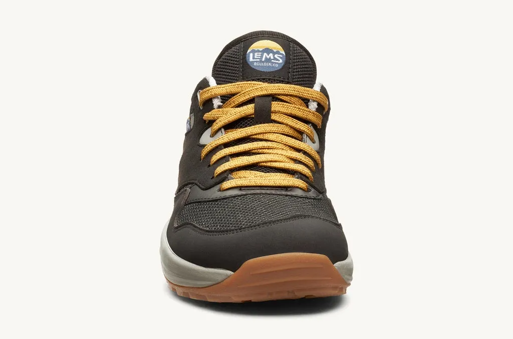Lems Trailhead V2 Mountain to Town Retro Sneaker Mens - Onyx