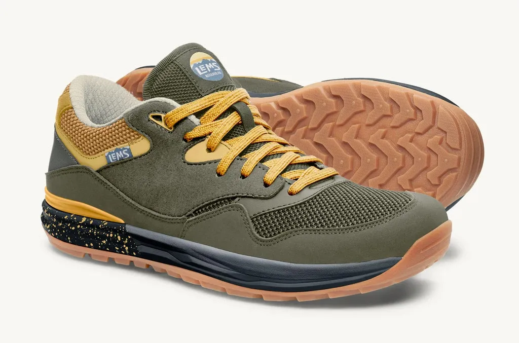 Lems Trailhead V2 Mountain to Town Retro Sneaker Mens - Sage