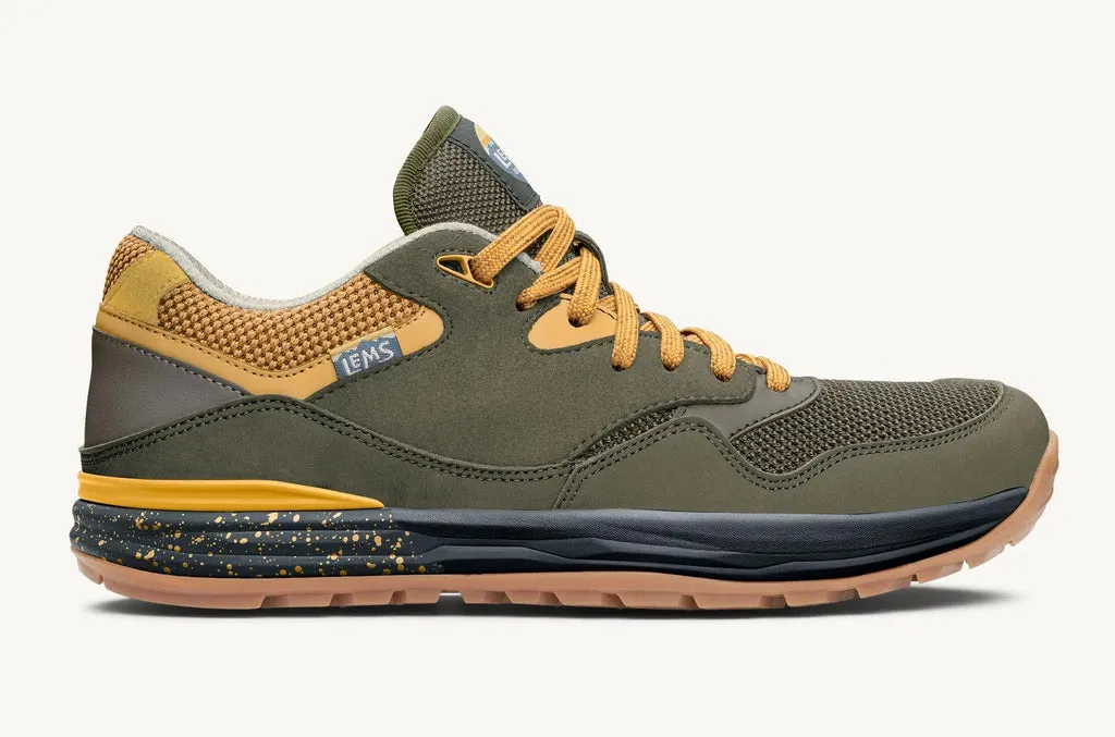 Lems Trailhead V2 Mountain to Town Retro Sneaker Mens - Sage