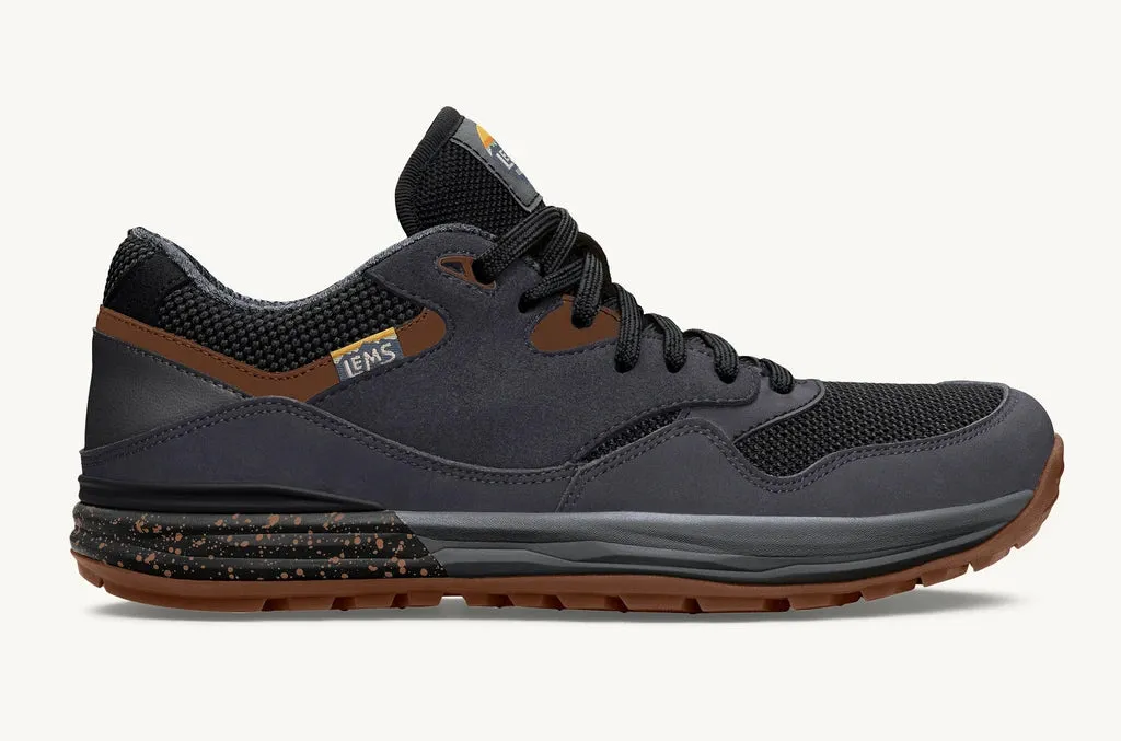 Lems Trailhead V2 Mountain to Town Retro Sneaker Mens - Stormy Night