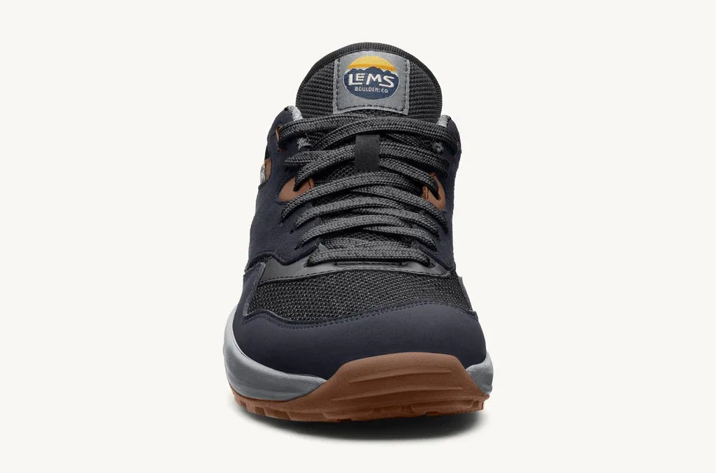 Lems Trailhead V2 Mountain to Town Retro Sneaker Mens - Stormy Night