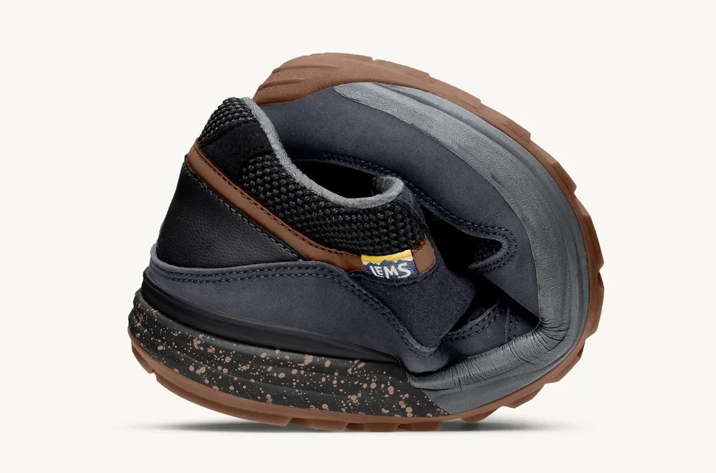 Lems Trailhead V2 Mountain to Town Retro Sneaker Mens - Stormy Night