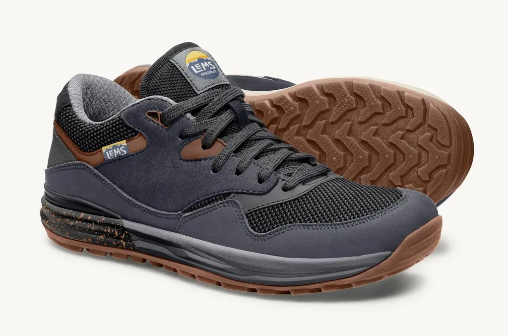 Lems Trailhead V2 Mountain to Town Retro Sneaker Mens - Stormy Night