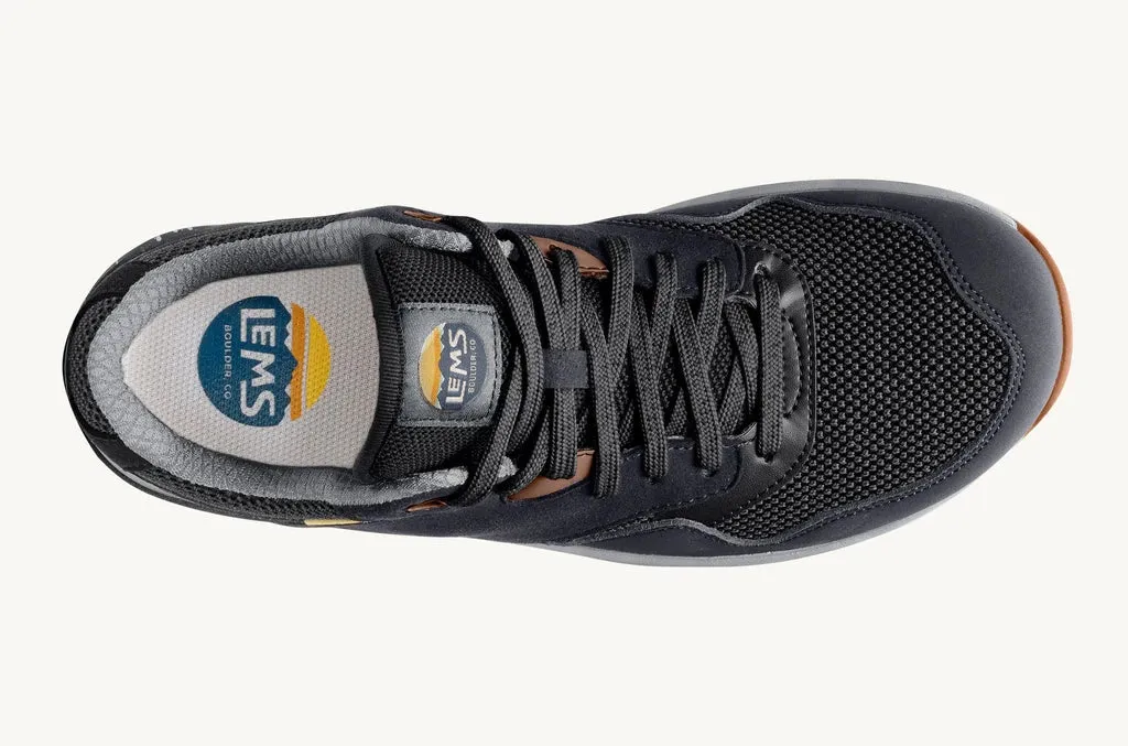 Lems Trailhead V2 Mountain to Town Retro Sneaker Mens - Stormy Night