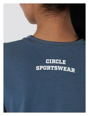 Maglietta donna Circle Athletic Circle Paris Blue
