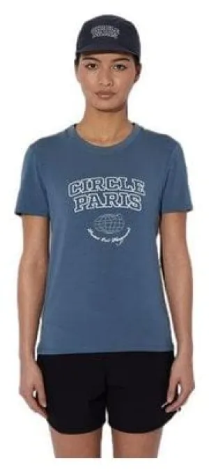 Maglietta donna Circle Athletic Circle Paris Blue