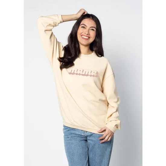 Mama Corded Sweatshirt