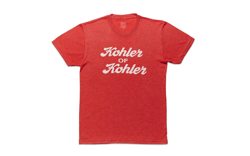 MEN&#039;S KOHLER OF KOHLER T-SHIRT. 2 COLOR OPTIONS.