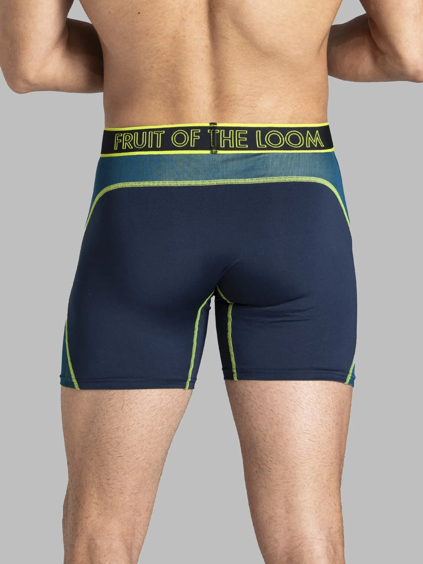 Men's 360 Stretch Max Flex Zones Boxer Brief​, Extended Sizes Assorted 3 Pack