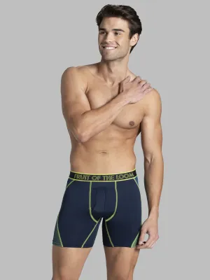 Men's 360 Stretch Max Flex Zones Boxer Brief​, Extended Sizes Assorted 3 Pack