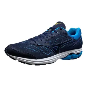 Mizuno Men's Wave Rider 22 Athletic Running Shoes Blue Yellow