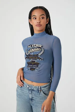N York Athletic Mesh Top
