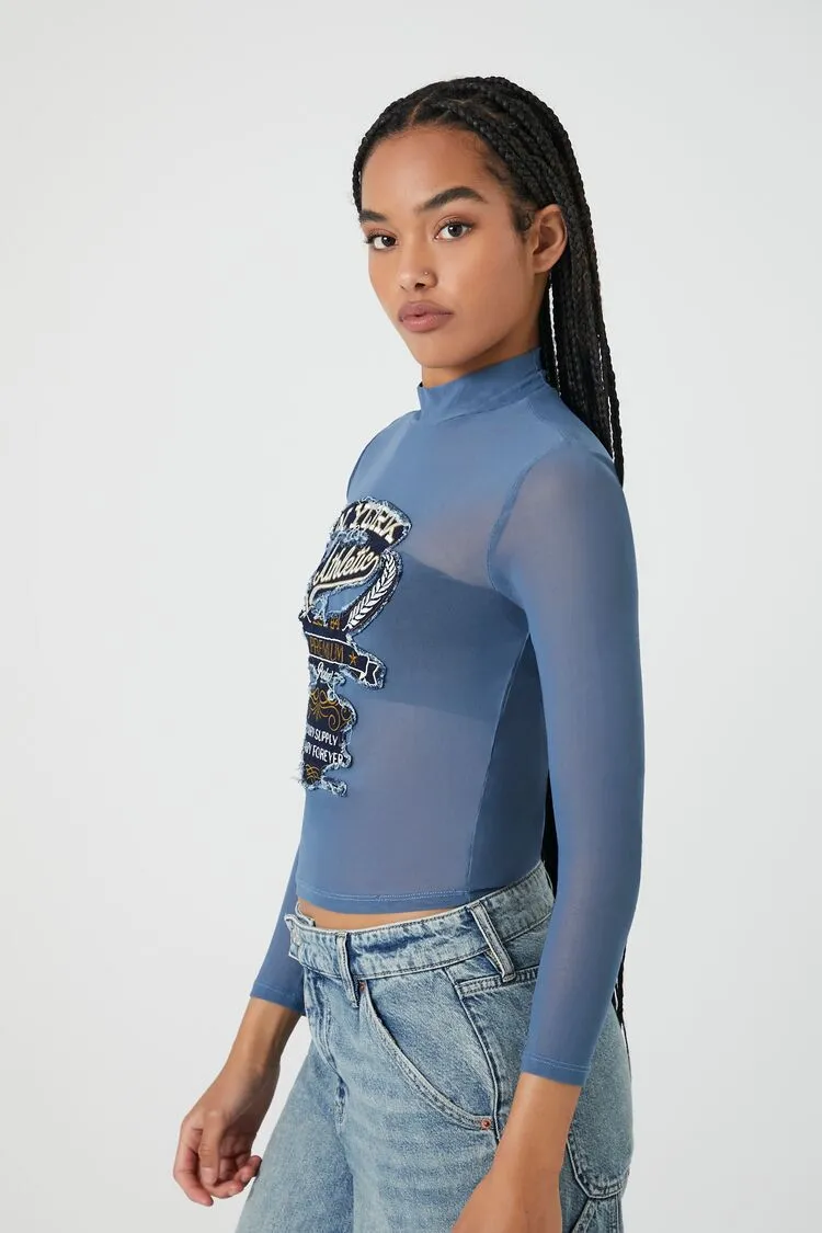 N York Athletic Mesh Top