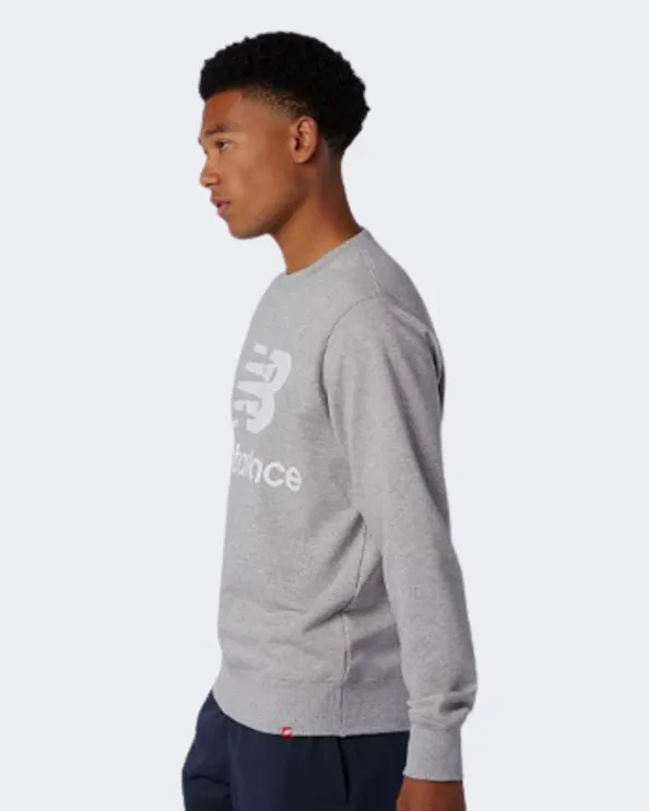 New Balance Essentials  Men Lifestyle Sweatshirt Grey
