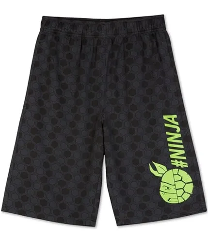 Nickelodeon Boys Tmnt #Ninja Athletic Workout Shorts