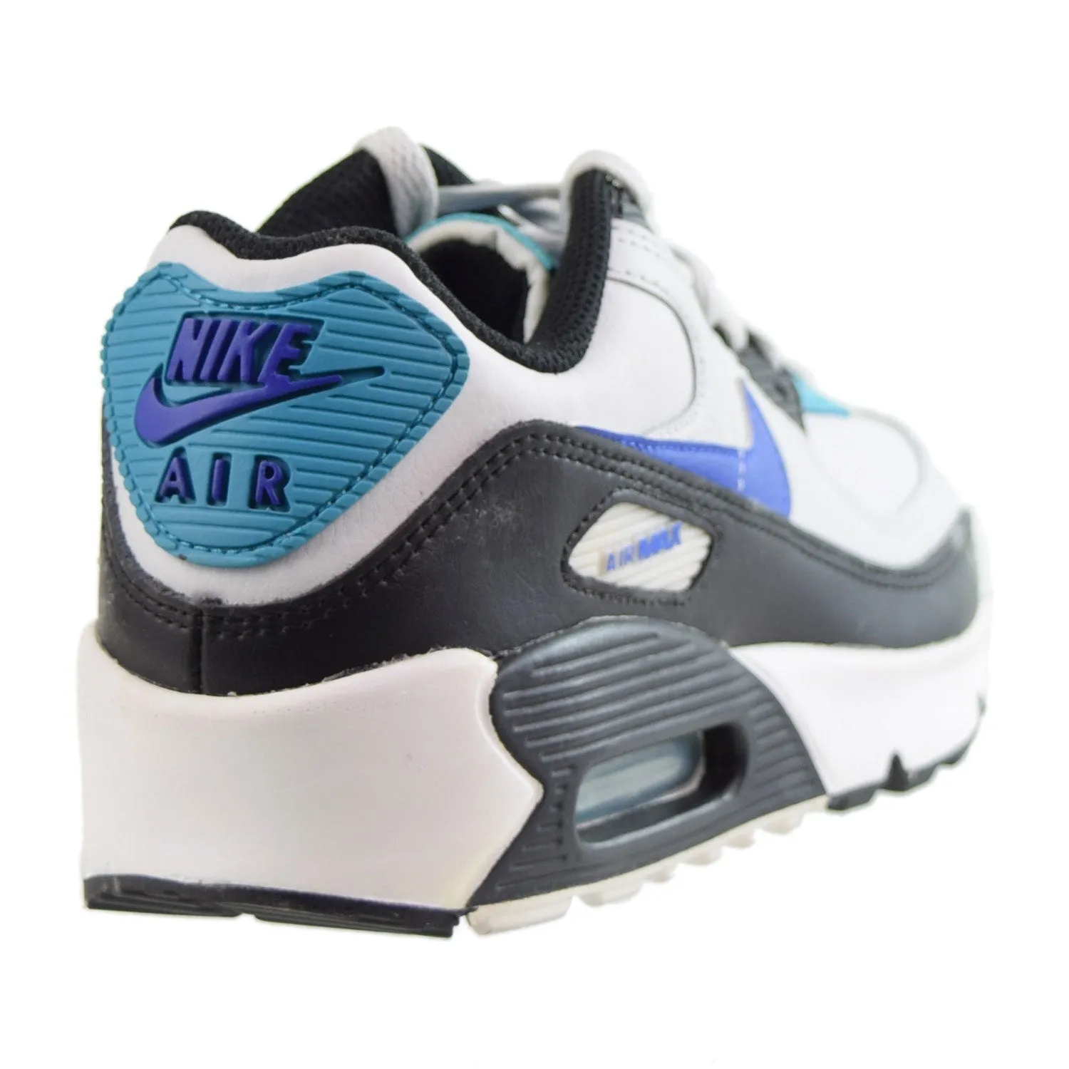 Nike Air Max 90 (GS) Big Kids' Shoes  Black-Hyper Blue-Photon Dust