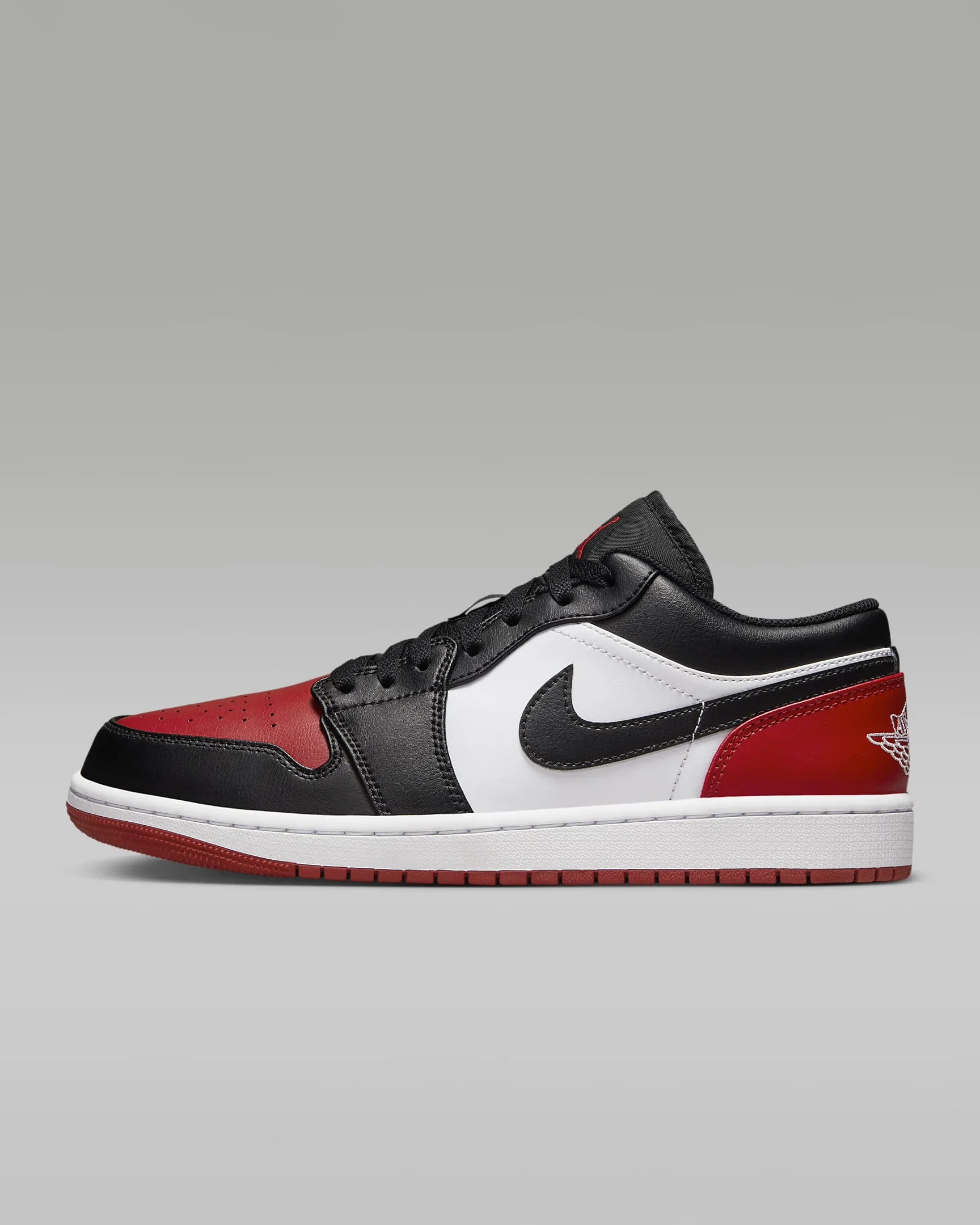 Nike Men's Air Jordan 1 Low Shoes - Varsity Red / White / Black