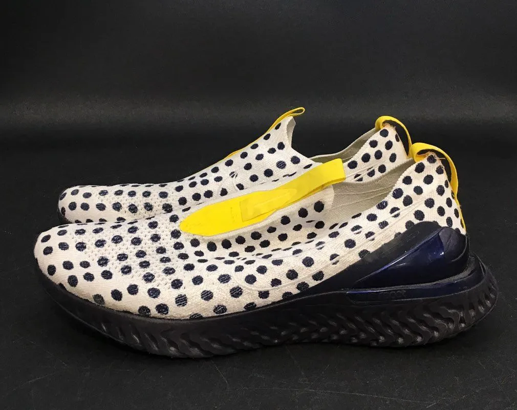 Nike Men's Epic Phantom React CI1718-001 White Black Athletic Shoes - Size 10