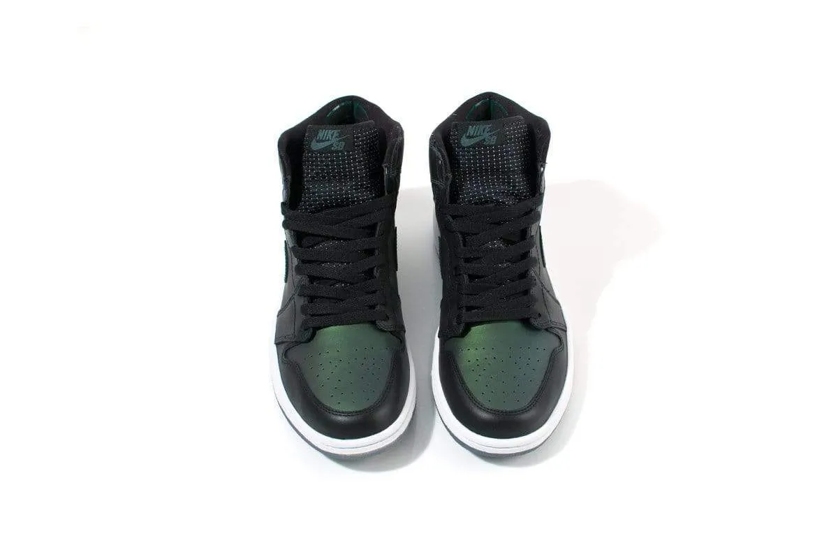 Nike SB Air Jordan 1 QS 'Iridescent Green-Black'