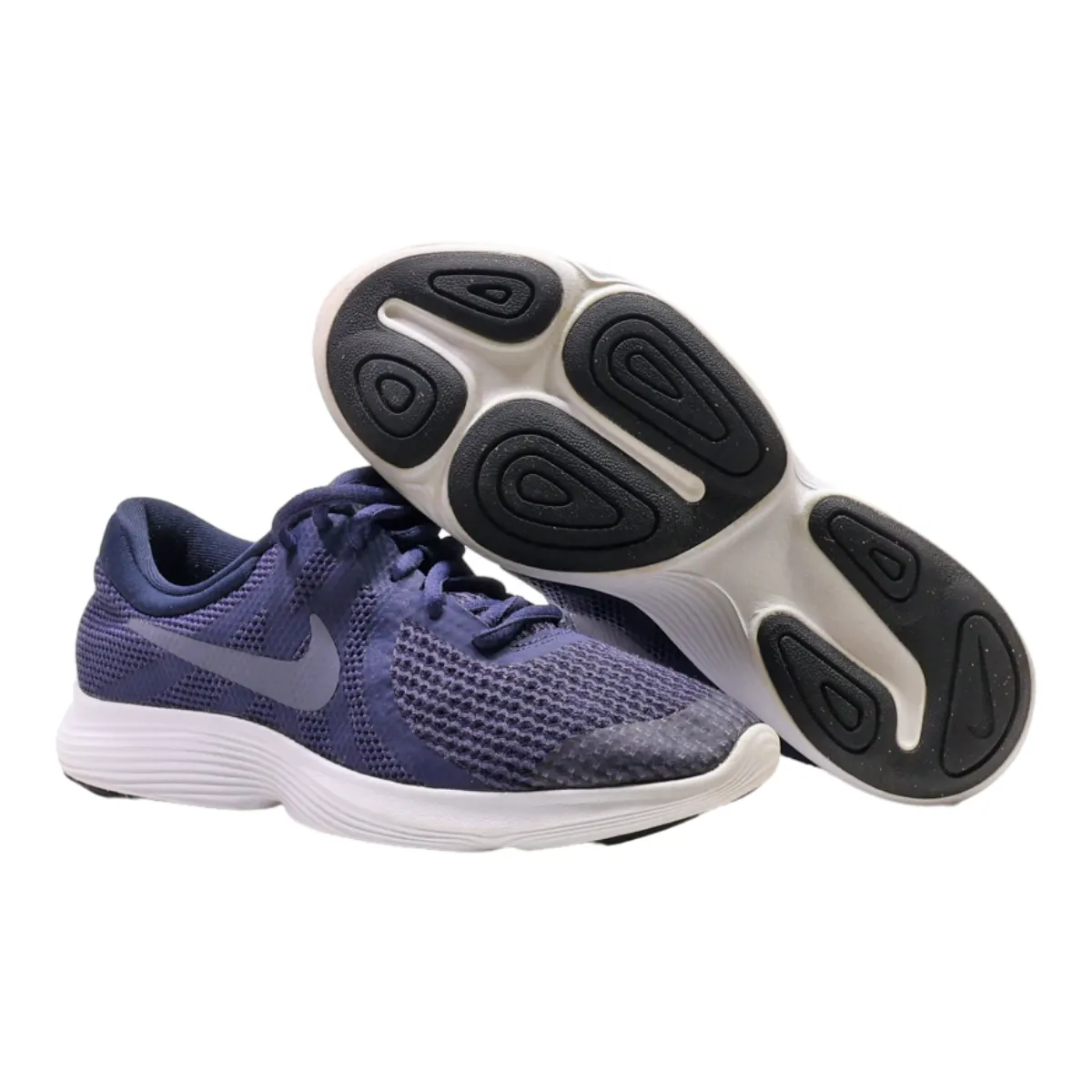 NIKE Sneaker Trainers Blue Synthetic Girls UK 4