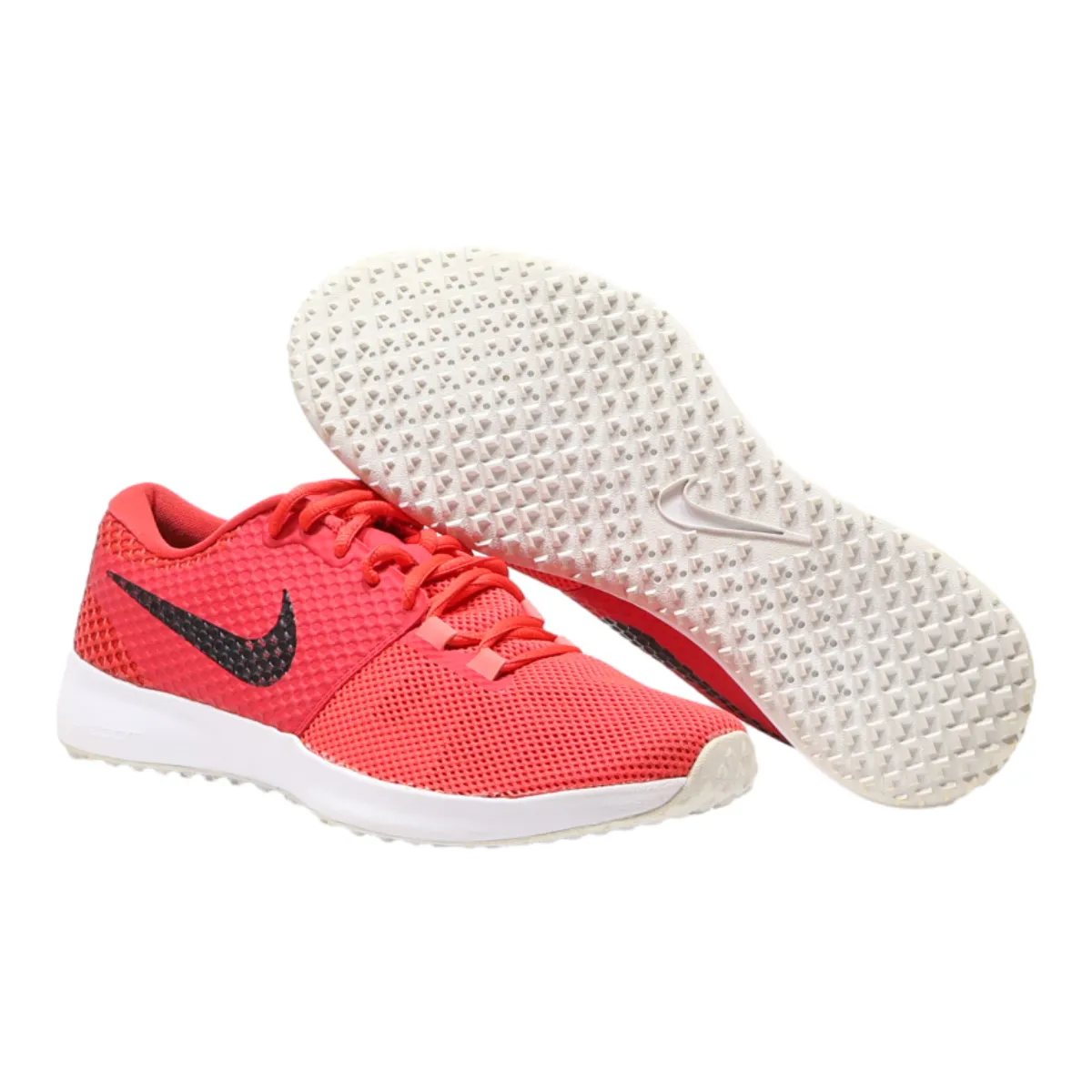 NIKE Sneaker Trainers Red Synthetic Mens UK 9.5