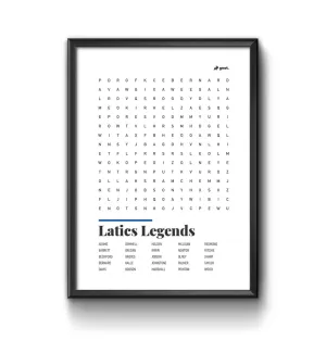Oldham GOAT Wordsearch Print