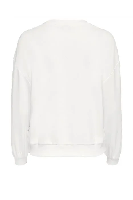 ONLY sweater met geborduurde tekst