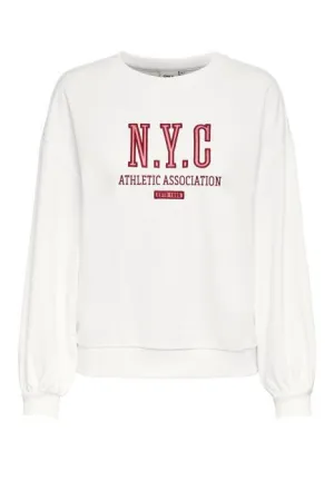 ONLY sweater met geborduurde tekst