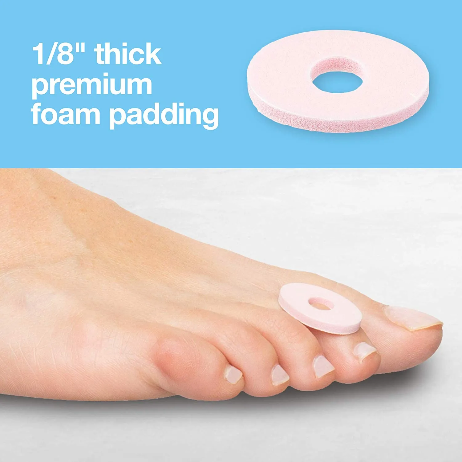 Oval, Padded Corn Cushions