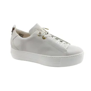 Paul Green Womens Trainer 5017 Ivory/Gold