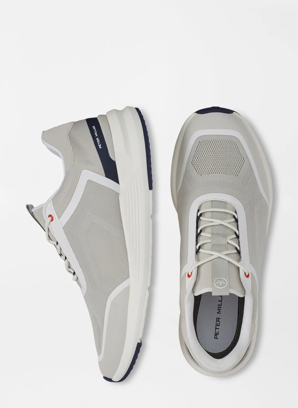 Peter Millar Camberfly Sneaker in British Grey