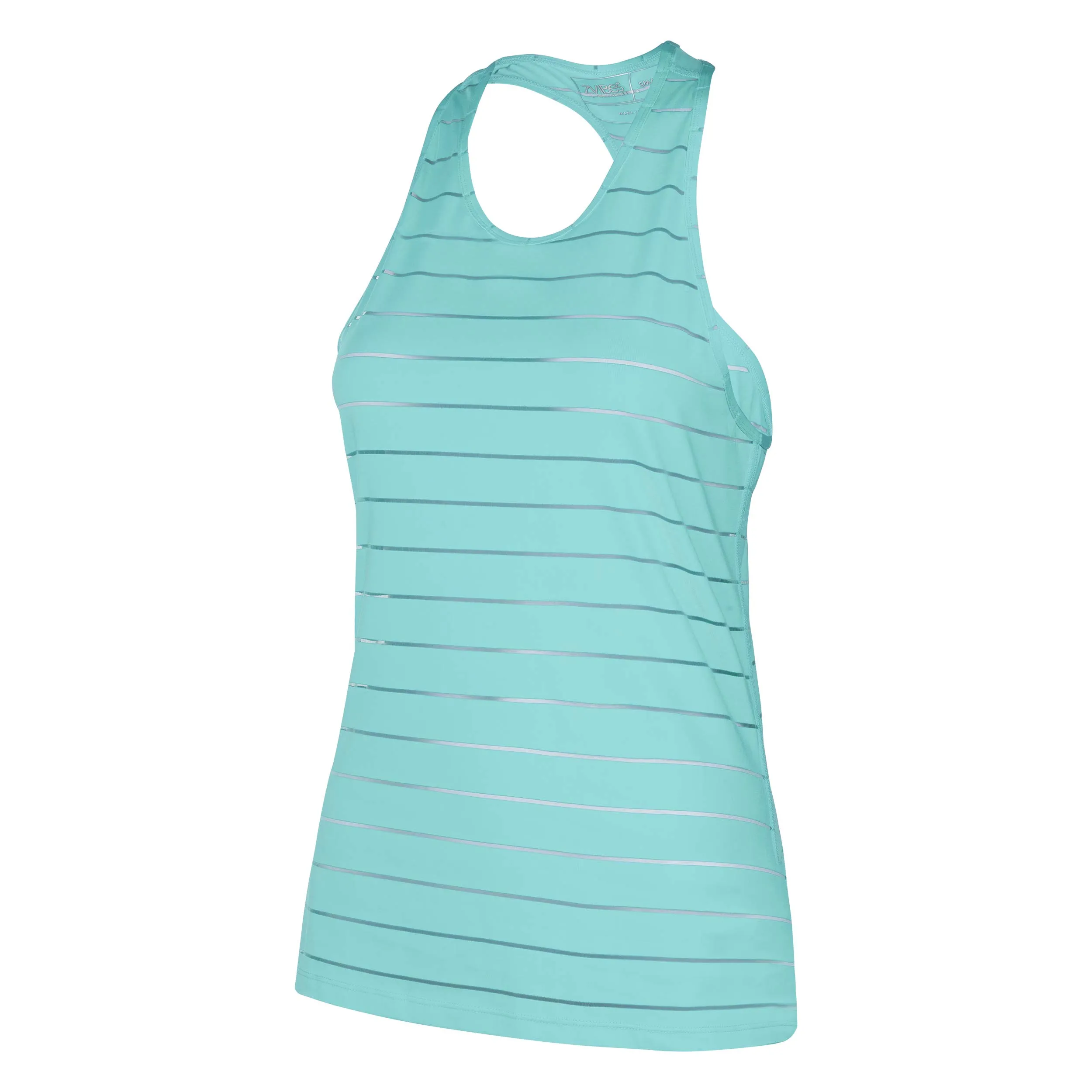 Polera Mujer ZVibes Athletic Celeste