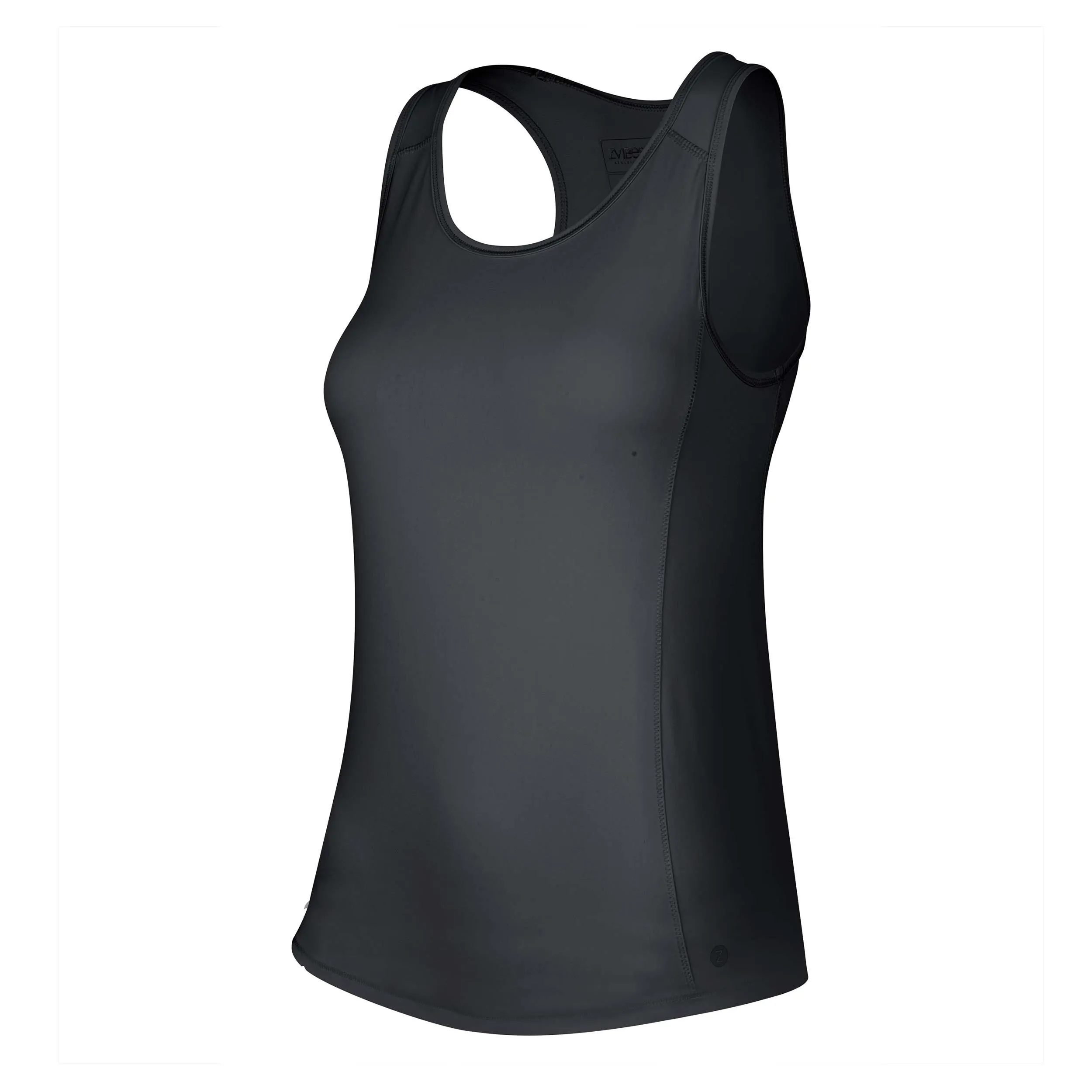 Polera Running Mujer ZVibes Athletic Negra